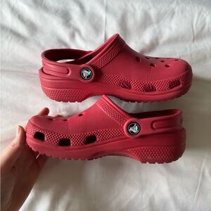 CROCS Kids Red Sandals